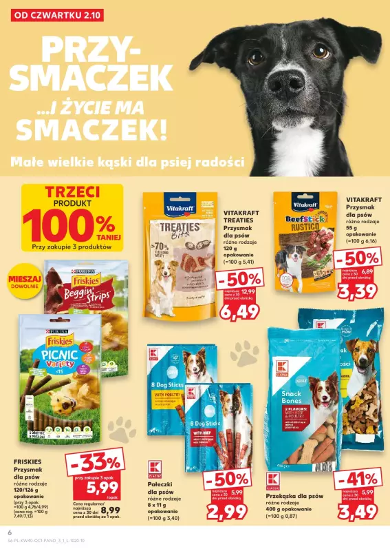 Kaufland - gazetka promocyjna Oferta Kaufland - Zwierzaki od czwartku 02.10 do środy 15.10 - strona 6