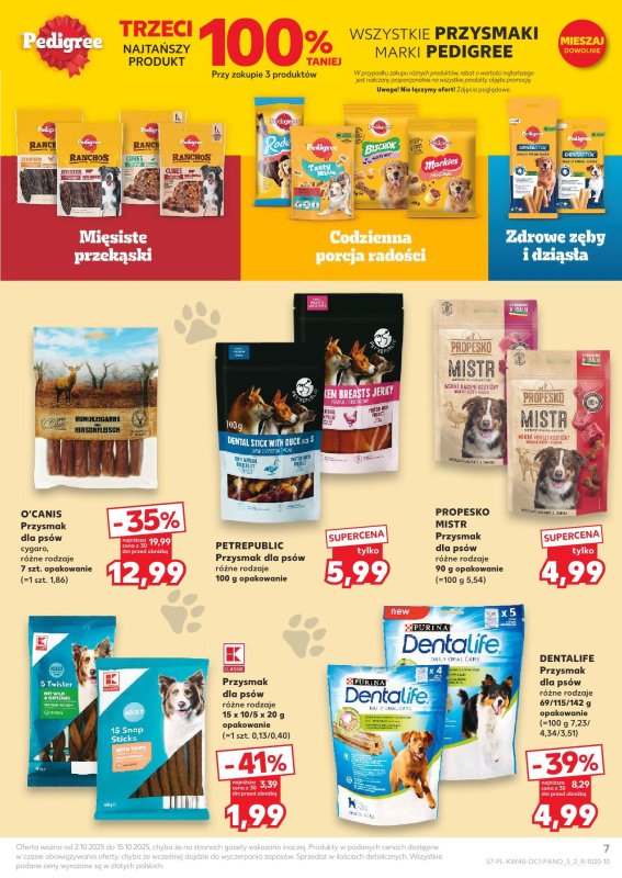 Kaufland - gazetka promocyjna Oferta Kaufland - Zwierzaki od czwartku 02.10 do środy 15.10 - strona 7