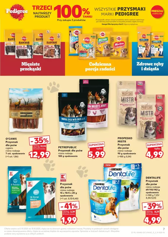 Kaufland - gazetka promocyjna Oferta Kaufland - Zwierzaki od czwartku 02.10 do środy 15.10 - strona 7