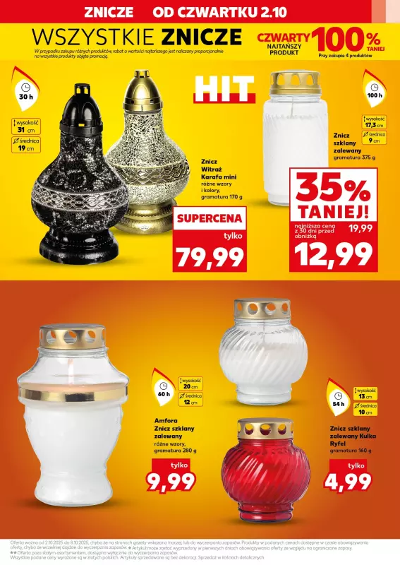 Kaufland - gazetka promocyjna Oferta Kaufland - Znicze   - strona 3