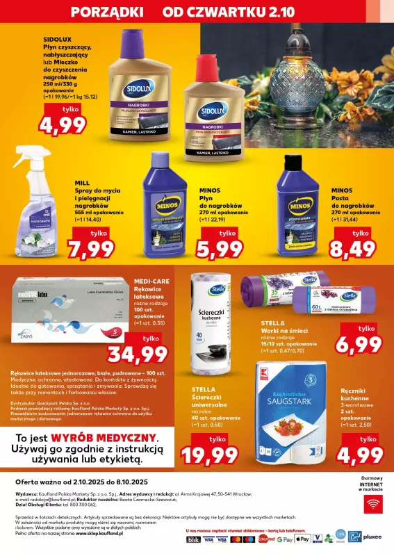 Kaufland - gazetka promocyjna Oferta Kaufland - Znicze od czwartku 02.10 do środy 08.10 - strona 20