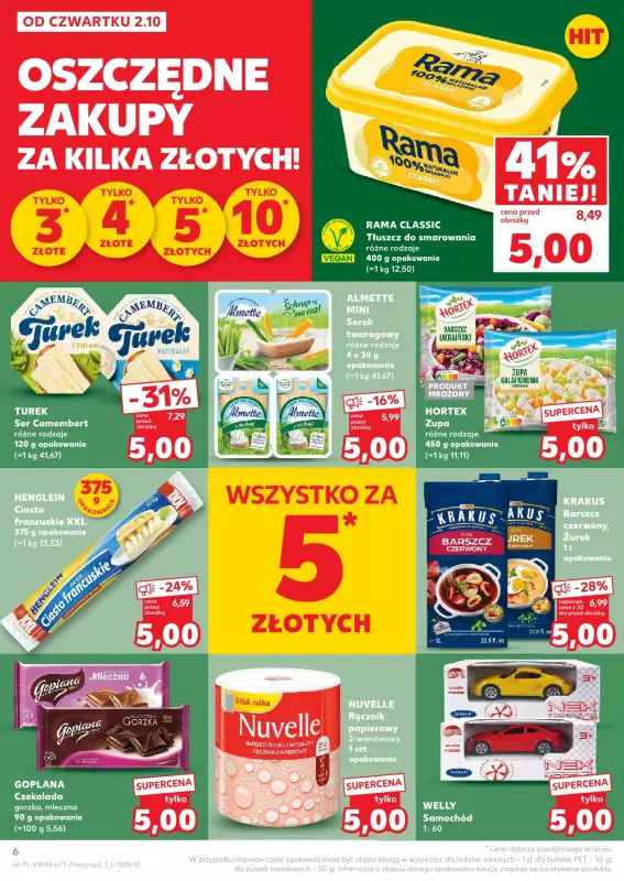 Kaufland - gazetka promocyjna Oferta Kaufland od czwartku 02.10 do środy 08.10 - strona 6