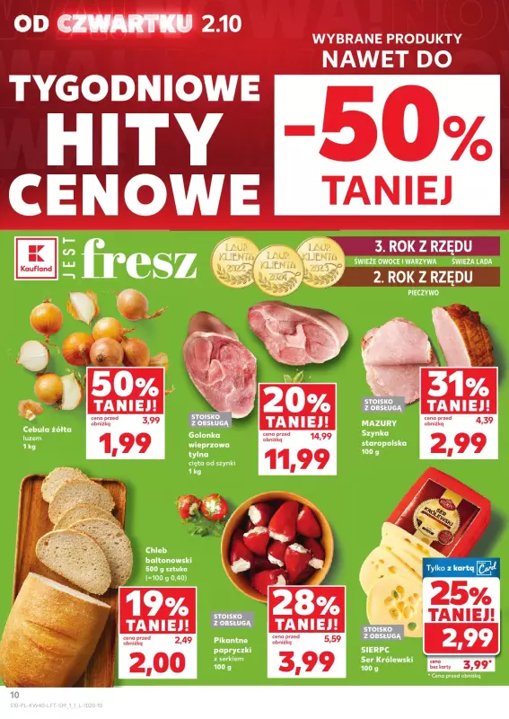 Kaufland - gazetka promocyjna Oferta Kaufland od czwartku 02.10 do środy 08.10 - strona 10