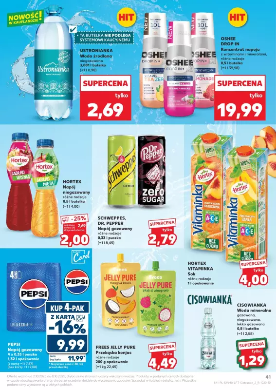 Kaufland - gazetka promocyjna Oferta Kaufland od czwartku 02.10 do środy 08.10 - strona 41