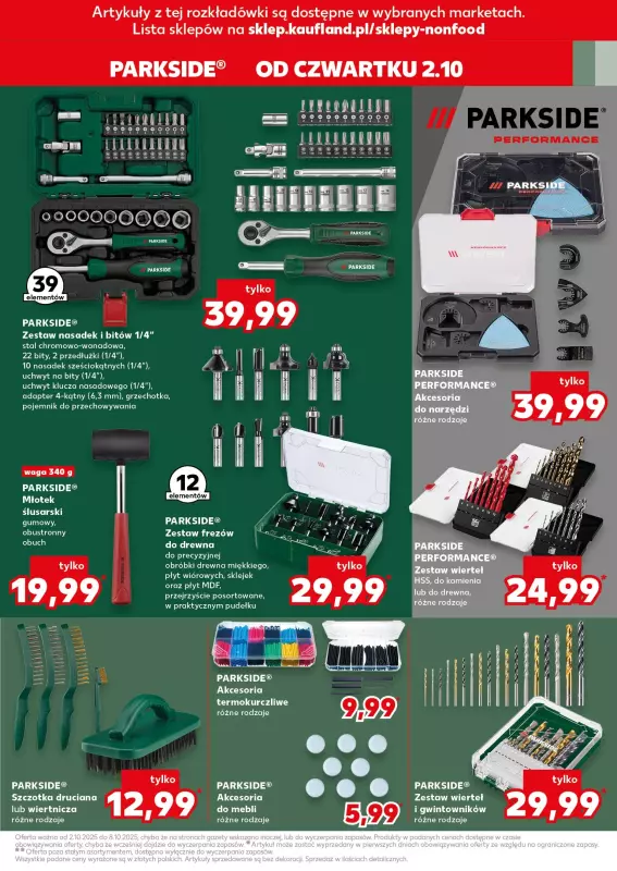 Kaufland - gazetka promocyjna Oferta Kaufland - Non Food od czwartku 02.10 do środy 08.10 - strona 9