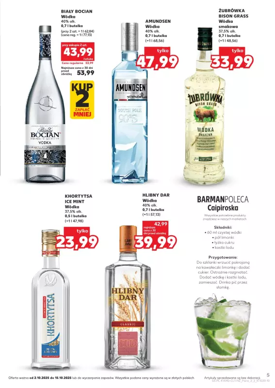 Kaufland - gazetka promocyjna Barek Kauflandu  do środy 15.10 - strona 5