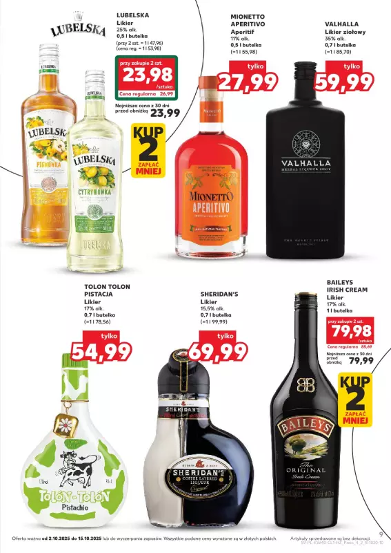 Kaufland - gazetka promocyjna Barek Kauflandu  do środy 15.10 - strona 9