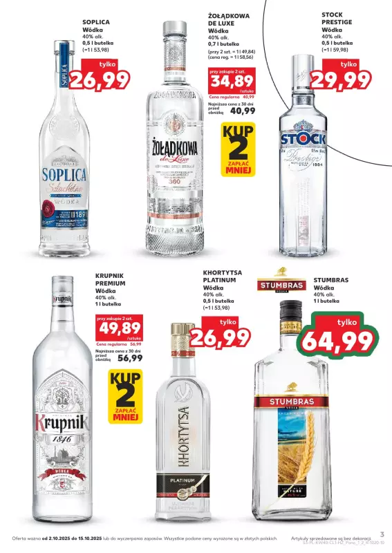 Kaufland - gazetka promocyjna Barek Kauflandu  do środy 15.10 - strona 3