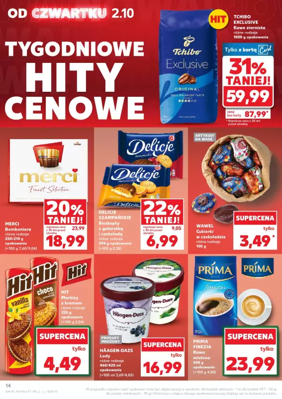Kaufland - gazetka promocyjna Oferta Kaufland od czwartku 02.10 do środy 08.10 - strona 14