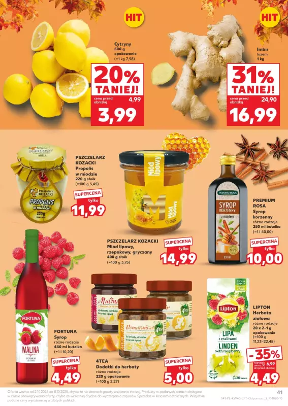 Kaufland - gazetka promocyjna Oferta Kaufland od czwartku 02.10 do środy 08.10 - strona 41
