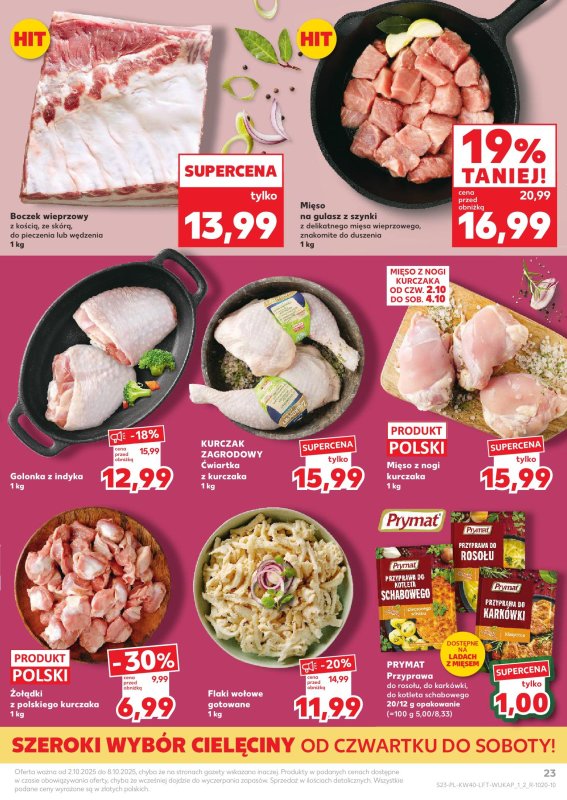 Kaufland - gazetka promocyjna Oferta Kaufland od czwartku 02.10 do środy 08.10 - strona 23