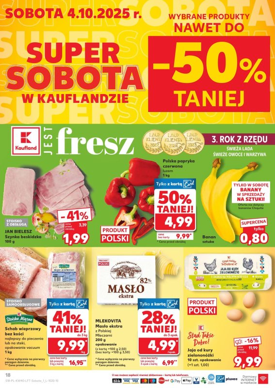 Kaufland - gazetka promocyjna Oferta Kaufland od czwartku 02.10 do środy 08.10 - strona 18