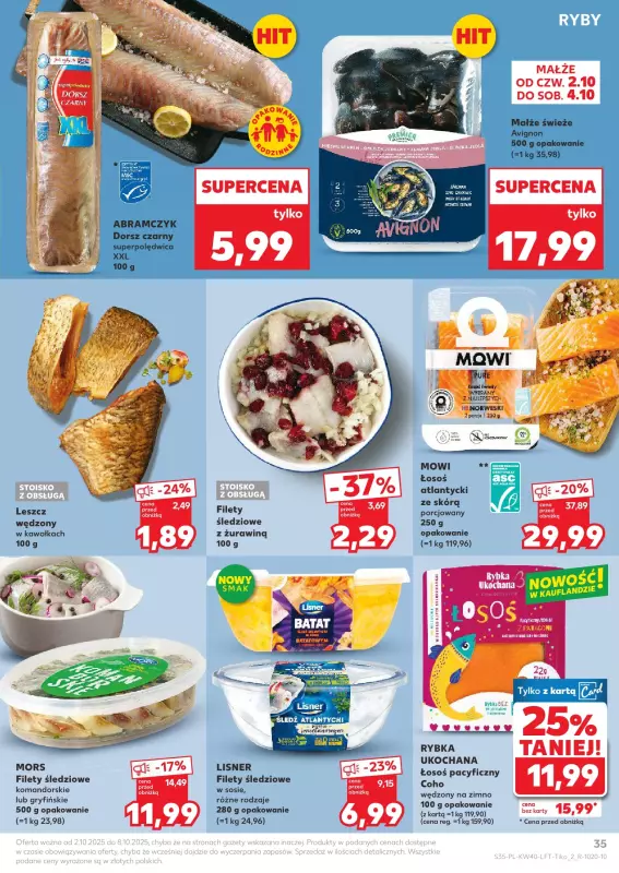 Kaufland - gazetka promocyjna Oferta Kaufland od czwartku 02.10 do środy 08.10 - strona 35