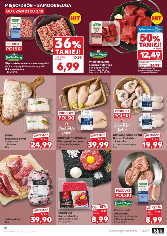 Kaufland - gazetka promocyjna Oferta Kaufland od czwartku 02.10 do środy 08.10 - strona 30
