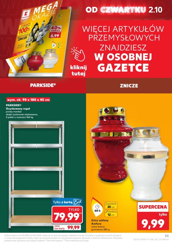Kaufland - gazetka promocyjna Oferta Kaufland od czwartku 02.10 do środy 08.10 - strona 53