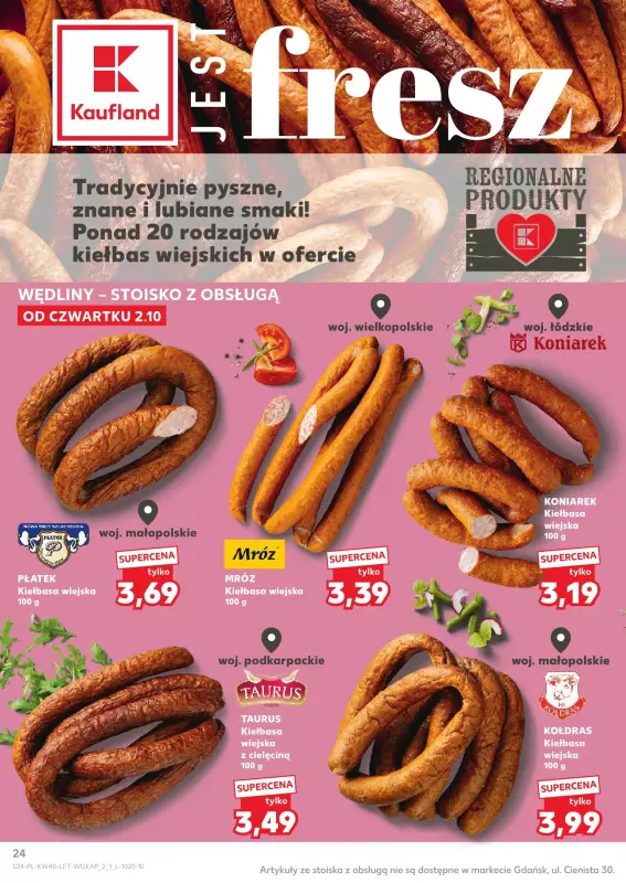 Kaufland - gazetka promocyjna Oferta Kaufland od czwartku 02.10 do środy 08.10 - strona 24