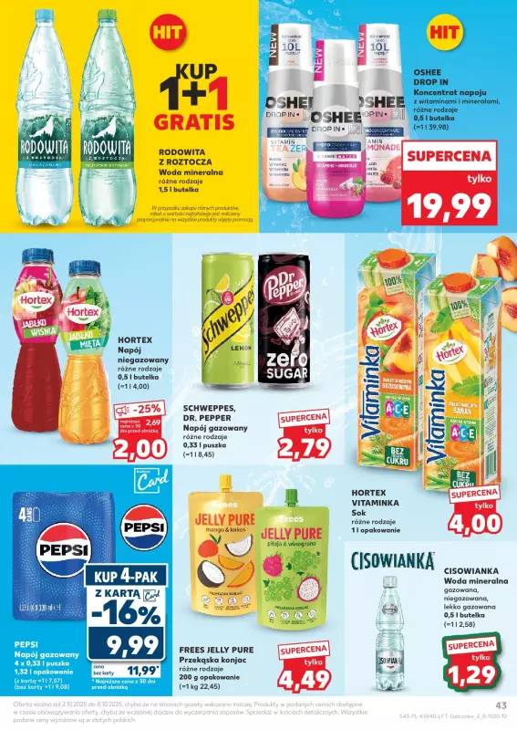 Kaufland - gazetka promocyjna Oferta Kaufland od czwartku 02.10 do środy 08.10 - strona 43