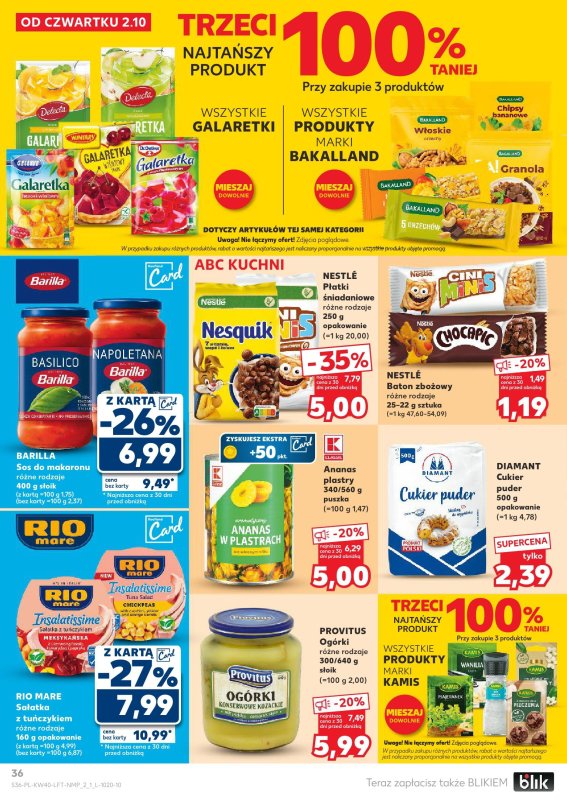 Kaufland - gazetka promocyjna Oferta Kaufland od czwartku 02.10 do środy 08.10 - strona 36