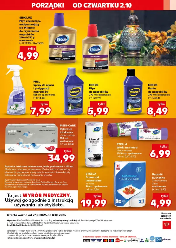 Kaufland - gazetka promocyjna Oferta Kaufland - Znicze od czwartku 02.10 do środy 08.10 - strona 20