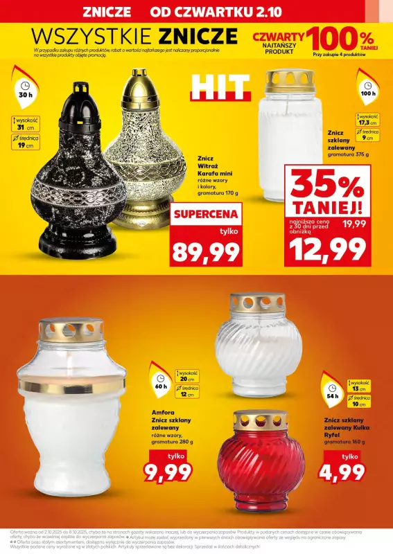 Kaufland - gazetka promocyjna Oferta Kaufland - Znicze   - strona 3