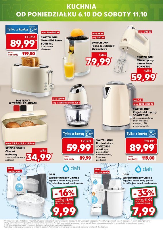 Kaufland - gazetka promocyjna Mocny Start od poniedziałku 06.10 do środy 08.10 - strona 21