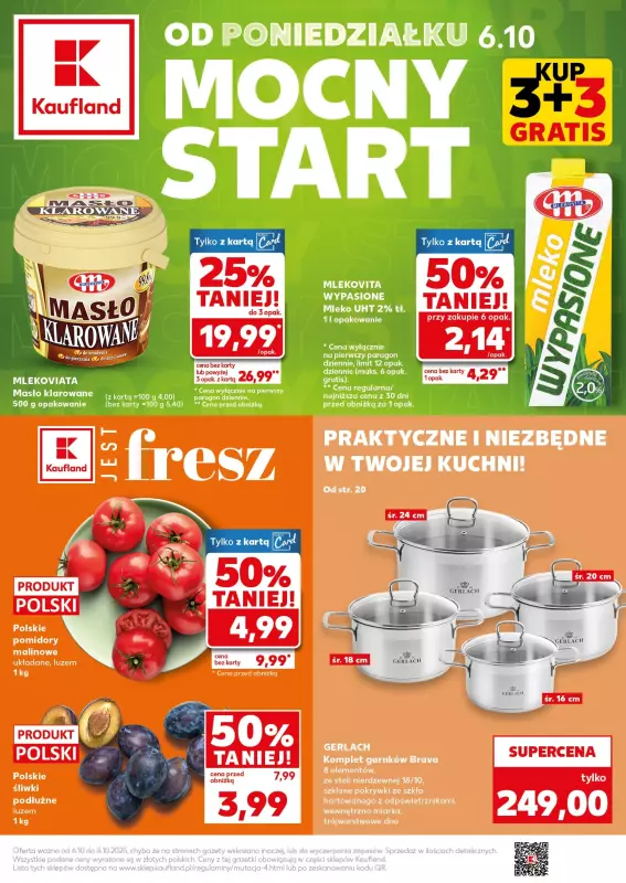 Kaufland - gazetka promocyjna Mocny Start od poniedziałku 06.10 do środy 08.10
