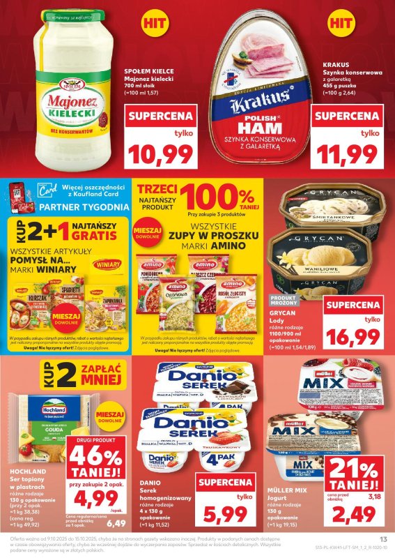 Kaufland - gazetka promocyjna Oferta Kaufland od czwartku 09.10 do środy 15.10 - strona 13