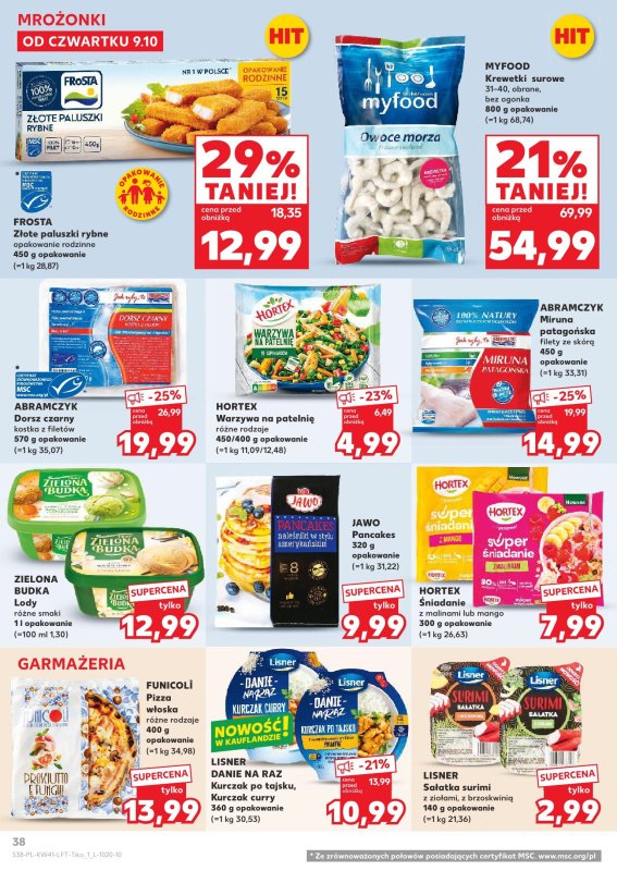 Kaufland - gazetka promocyjna Oferta Kaufland od czwartku 09.10 do środy 15.10 - strona 38