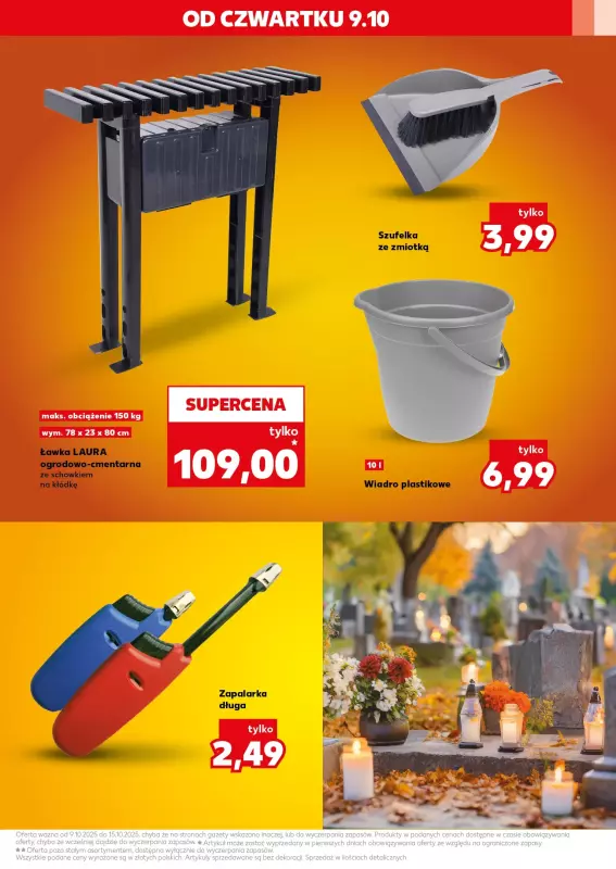Kaufland - gazetka promocyjna Oferta Kaufland - Znicze od czwartku 09.10 do środy 15.10 - strona 19