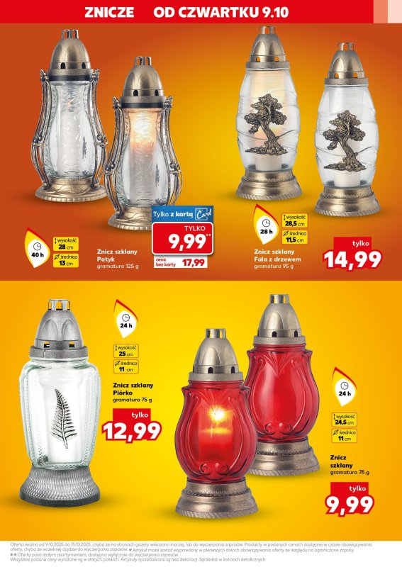 Kaufland - gazetka promocyjna Oferta Kaufland - Znicze od czwartku 09.10 do środy 15.10 - strona 5