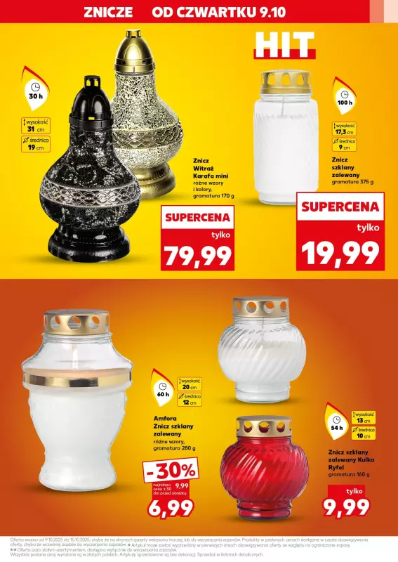 Kaufland - gazetka promocyjna Oferta Kaufland - Znicze   - strona 3