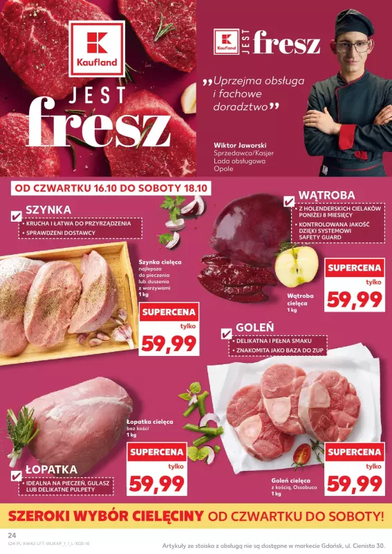 Kaufland - gazetka promocyjna Oferta Kaufland od czwartku 16.10 do środy 22.10 - strona 24