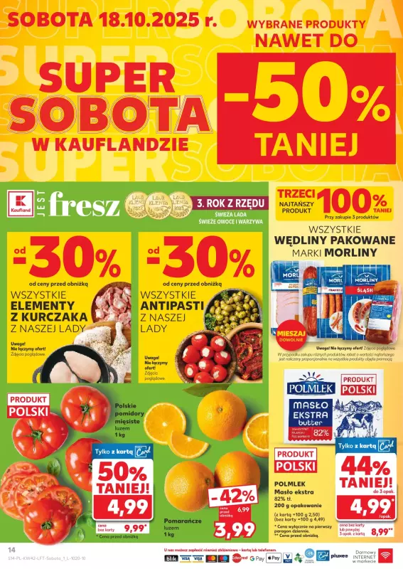 Kaufland - gazetka promocyjna Oferta Kaufland od czwartku 16.10 do środy 22.10 - strona 14