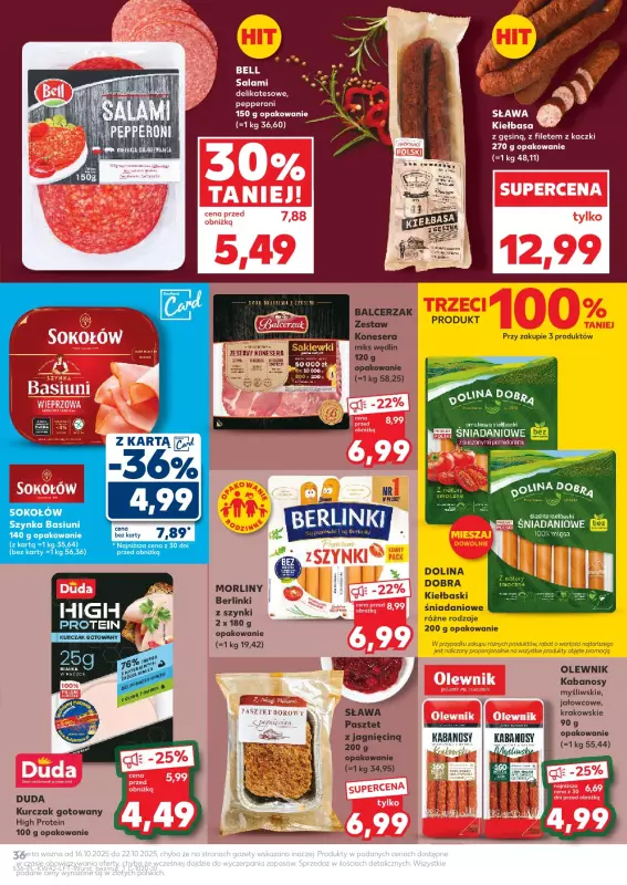 Kaufland - gazetka promocyjna Oferta Kaufland od czwartku 16.10 do środy 22.10 - strona 36
