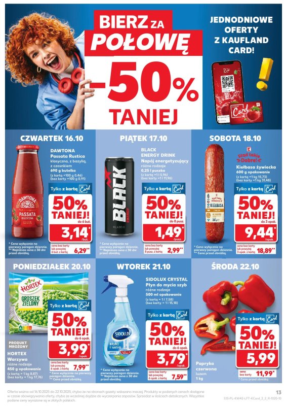 Kaufland - gazetka promocyjna Oferta Kaufland od czwartku 16.10 do środy 22.10 - strona 13