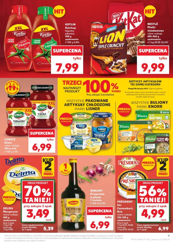 Kaufland - gazetka promocyjna Oferta Kaufland od czwartku 16.10 do środy 22.10 - strona 9