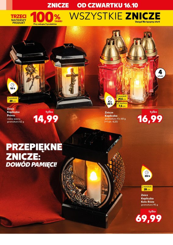 Kaufland - gazetka promocyjna Oferta Kaufland - Znicze od czwartku 16.10 do środy 22.10 - strona 8