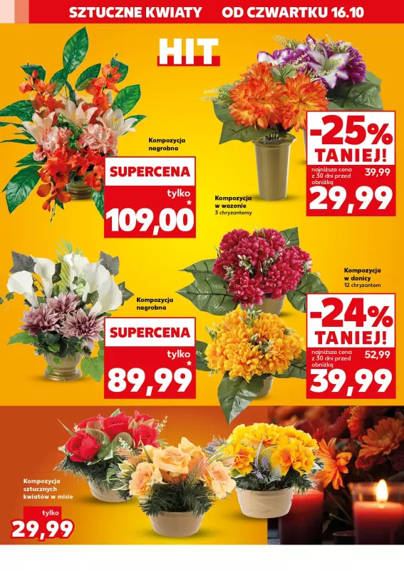 Kaufland - gazetka promocyjna Oferta Kaufland - Znicze od czwartku 16.10 do środy 22.10 - strona 14