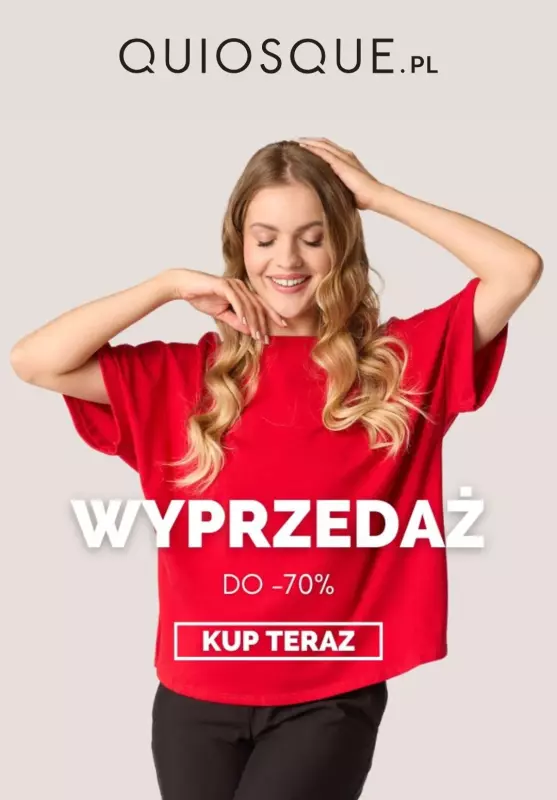 Quiosque - gazetka promocyjna Bluzki damskie od 29,99 zł od czwartku 17.07 
