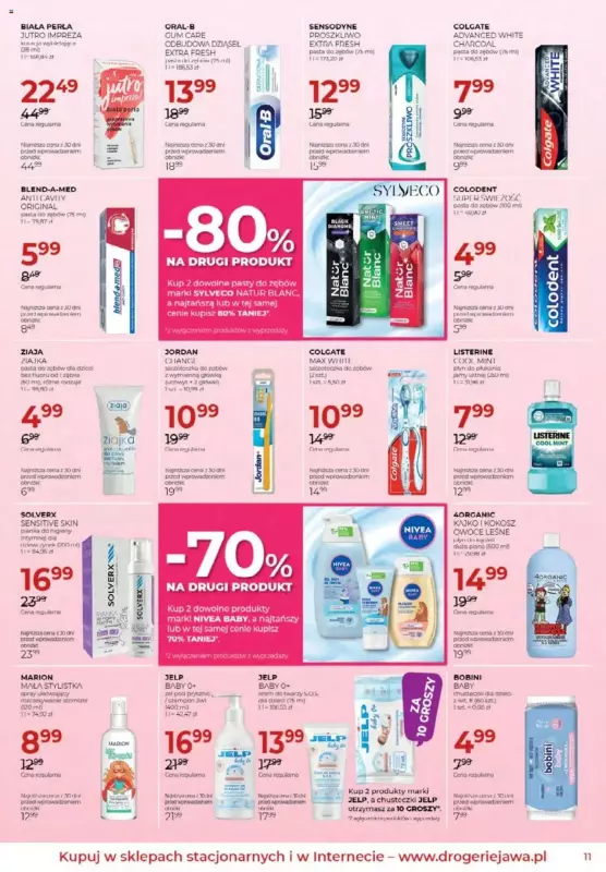 Drogerie Jawa - gazetka promocyjna Gazetka od wtorku 06.05 do wtorku 03.06 - strona 11