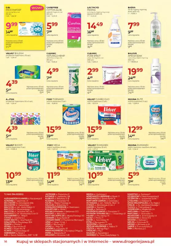 Drogerie Jawa - gazetka promocyjna Gazetka  do czwartku 03.07 - strona 16