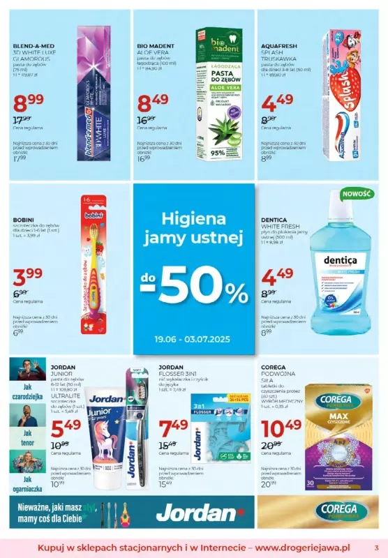 Drogerie Jawa - gazetka promocyjna Gazetka  do czwartku 03.07 - strona 3