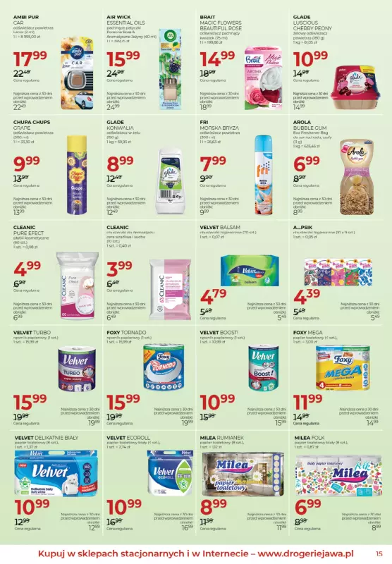 Drogerie Jawa - gazetka promocyjna Gazetka od środy 06.08 do wtorku 02.09 - strona 15