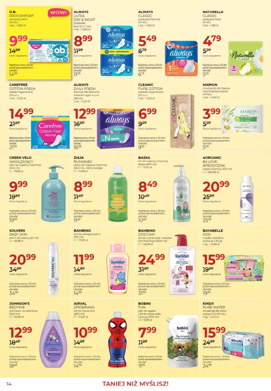 Drogerie Jawa - gazetka promocyjna Gazetka od środy 06.08 do wtorku 02.09 - strona 14