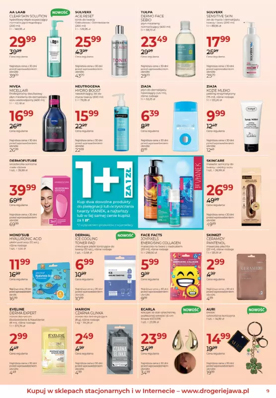 Drogerie Jawa - gazetka promocyjna Gazetka od środy 06.08 do wtorku 02.09 - strona 9