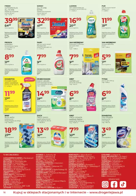 Drogerie Jawa - gazetka promocyjna Gazetka od środy 06.08 do wtorku 02.09 - strona 16