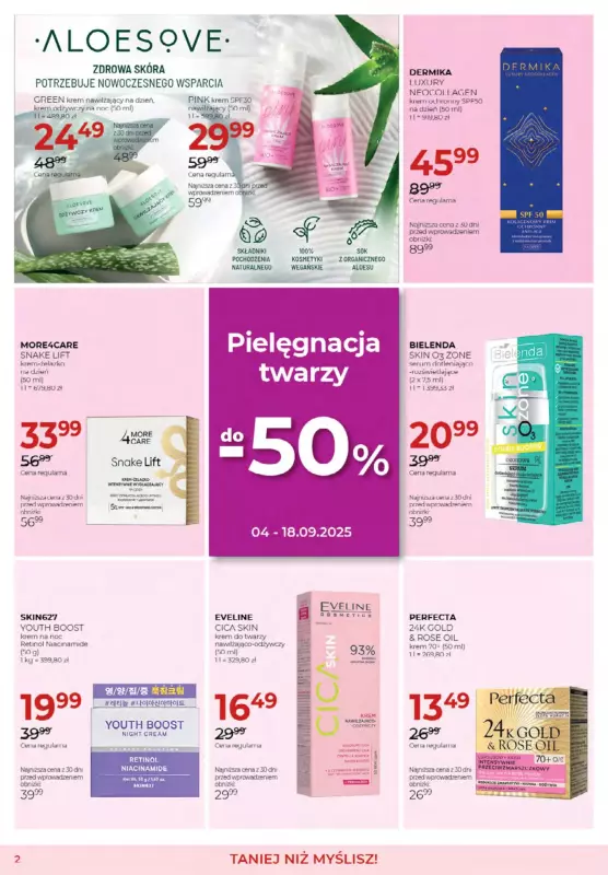 Drogerie Jawa - gazetka promocyjna Gazetka  do czwartku 02.10 - strona 2