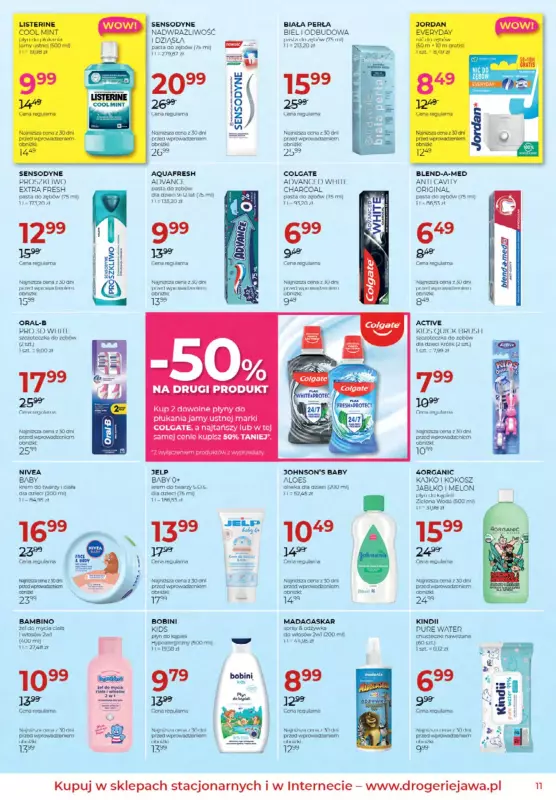Drogerie Jawa - gazetka promocyjna Gazetka  do czwartku 02.10 - strona 11