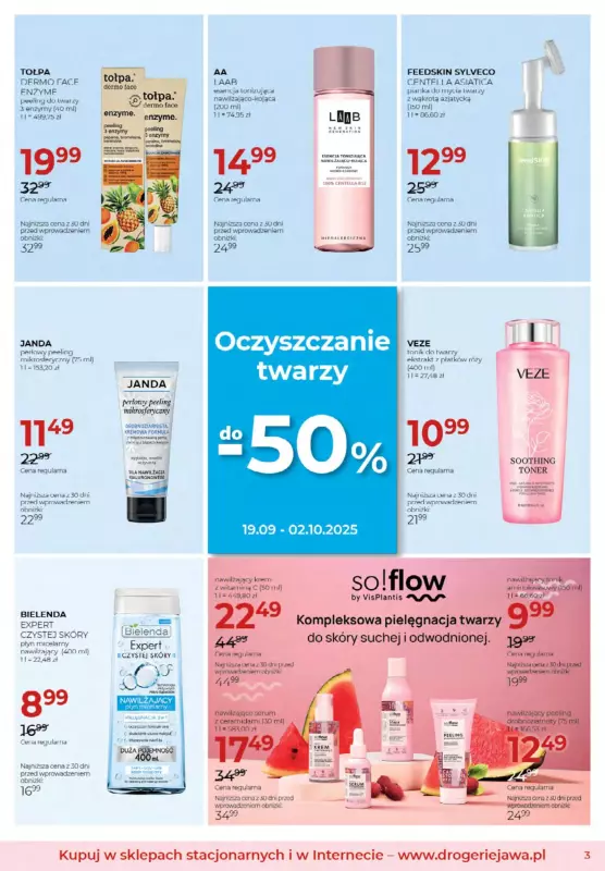 Drogerie Jawa - gazetka promocyjna Gazetka  do czwartku 02.10 - strona 3