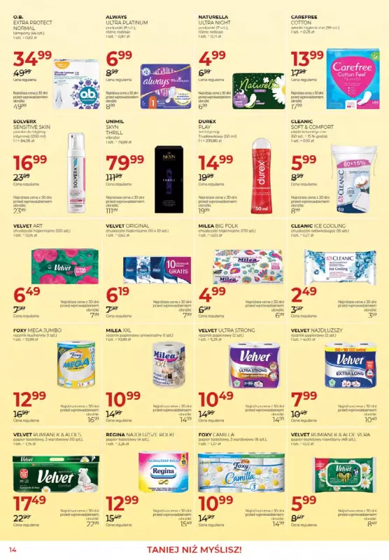 Drogerie Jawa - gazetka promocyjna Gazetka  do czwartku 02.10 - strona 14